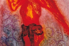 Der Feuerschlucker, 1985, 47cm x 30cm, Tempera, Papier