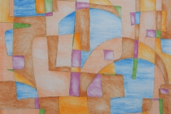 Monemvasia, 2019, 29cm x 21cm, Buntstift, Papier, 220,-€