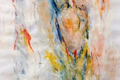 kleiner Akt, 1991, 32cm x 23,5cm, Tempera, Papier, 230,- €
