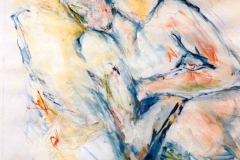 Schlafender,  1991, 32cm x 23,5cm, Tempera, Papier, 230,- €