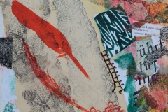 Love, 2020, 30 cm x 23,5 cm, Collage, Leinwand, 210,- €