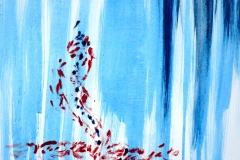 Meditation, 2010, 50cm x 40cm, Eitempera, Nesseltuch, 470,- €