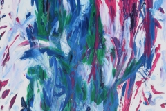 Energie, 2019, 120cm x 100cm, Ölfarbe,  Nesseltuch, 900,- €
