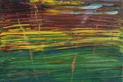 evening, 2018, 24cm x 30cm, Ölfarbe, Nesseltuch, 300,- €